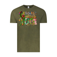 Vintage Olive i roared my way through 100 days Vintage Tee - RacoonDesign