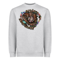 Heather Grey autism awareness baseball Heavyweight Sweatshirt - SublimationCraftShop