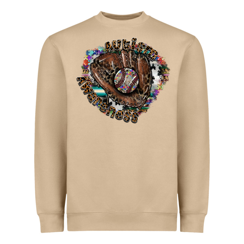Autism Awareness Baseball Heavyweight Sweatshirt by SublimationCraftShop | Teevron