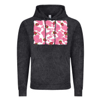 Vintage Black distressed strawberry milkshake cowhide Vintage Hoodie - RanaPortraitStore