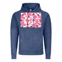 Distressed Strawberry Milkshake Cowhide Vintage Hoodie | Teevron