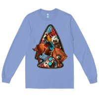Colony Blue arrowhead rodeo Long Sleeve Tee - JahusDesignShop