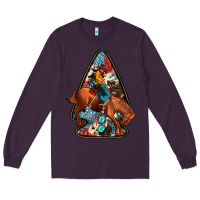 Plum arrowhead rodeo Long Sleeve Tee - JahusDesignShop