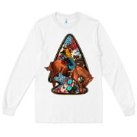 White arrowhead rodeo Long Sleeve Tee - JahusDesignShop