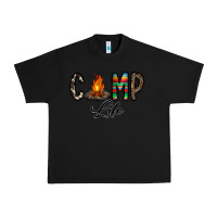 Black camp life Urban Heavy Tee - CowhideDigitalArt