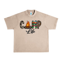 French Oak camp life Urban Heavy Tee - CowhideDigitalArt