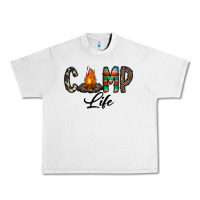 Lunar Rock camp life Urban Heavy Tee - CowhideDigitalArt