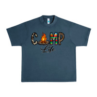 Midnight Navy camp life Urban Heavy Tee - CowhideDigitalArt