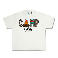 Pistachio camp life Urban Heavy Tee - CowhideDigitalArt