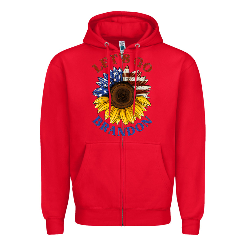 American Flag Sunflower Zipper Hoodie by Jasminsmagicworld | Teevron