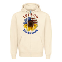 Sandshell American flag sunflower Zipper Hoodie - Jasminsmagicworld