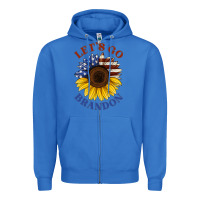 True Royal American flag sunflower Zipper Hoodie - Jasminsmagicworld