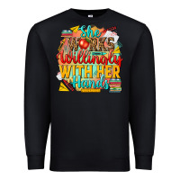 Black she works willingly with her hands teacher Premium Sweatshirt - NancyCooperArtShop