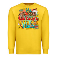 Lemon she works willingly with her hands teacher Premium Sweatshirt - NancyCooperArtShop