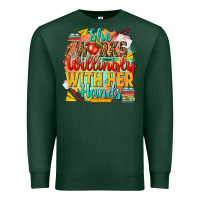 Sports Green she works willingly with her hands teacher Premium Sweatshirt - NancyCooperArtShop