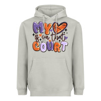 Moon Dust my heart is on that court Heavyweight Hoodie - MaliasSmallBusiness