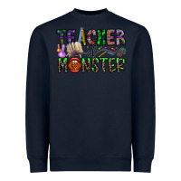 Navy teacher of monster Heavyweight Sweatshirt - CowhideDigitalArt