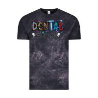 Cloud Black dental hygienist Vintage Tee - CowhideDigitalArt