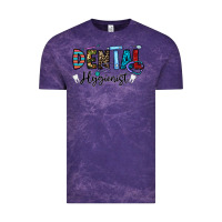 Cloud Purple dental hygienist Vintage Tee - CowhideDigitalArt