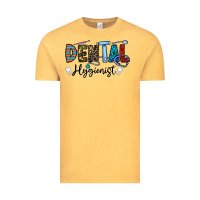 Vintage Mustard dental hygienist Vintage Tee - CowhideDigitalArt