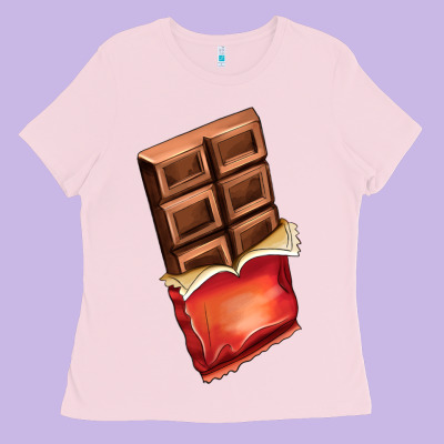 Chocolate Ladies Tee Designed By Adodesignshop