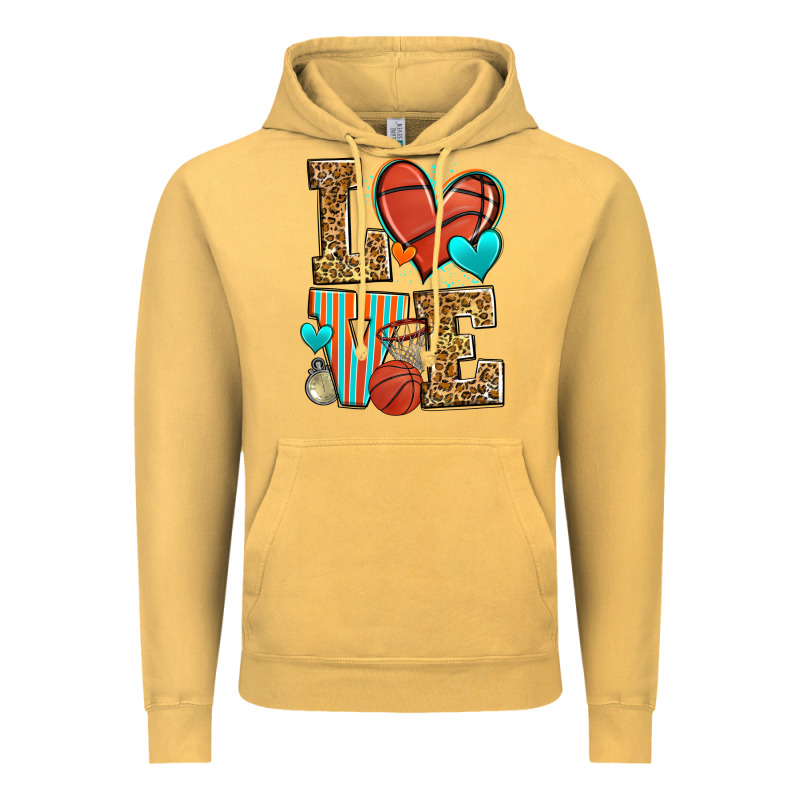 Love Basketball Vintage Hoodie by Zillion Design Studio | Teevron