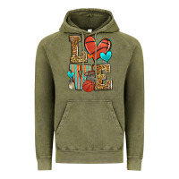 Vintage Olive love basketball Vintage Hoodie - Zillion Design Studio