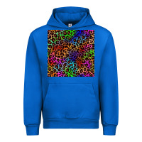 Cobalt Pride leopard seamless pattern Urban Hoodie - NancyCooperArtShop