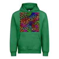 Emerald Pride leopard seamless pattern Urban Hoodie - NancyCooperArtShop