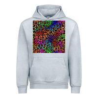 Heather Grey Pride leopard seamless pattern Urban Hoodie - NancyCooperArtShop