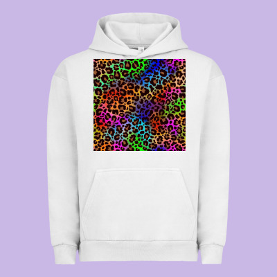 Pride Leopard Seamless Pattern Urban Hoodie Designed By Nancycooperartshop