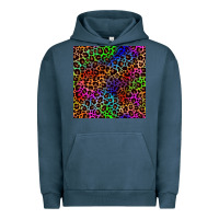 Pigment Midnight Navy Pride leopard seamless pattern Urban Hoodie - NancyCooperArtShop
