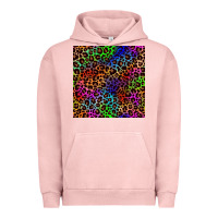 Pigment Salmon Pride leopard seamless pattern Urban Hoodie - NancyCooperArtShop