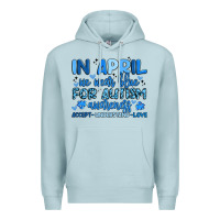 Blue Mist in april we wear blue for autism awareness Premium Hoodie - Artiststas