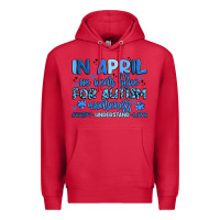 Cardinal in april we wear blue for autism awareness Premium Hoodie - Artiststas