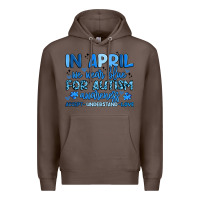 Coffee in april we wear blue for autism awareness Premium Hoodie - Artiststas