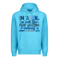 Ocean Blue in april we wear blue for autism awareness Premium Hoodie - Artiststas