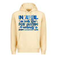 Pina Colada in april we wear blue for autism awareness Premium Hoodie - Artiststas
