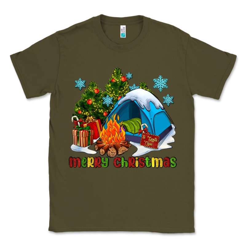 Merry Christmas Camp Classic Tee by AdoDesignShop | Teevron