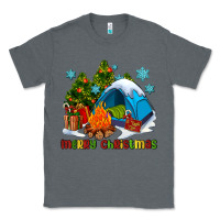 Charcoal Heather merry Christmas camp Classic Tee - AdoDesignShop