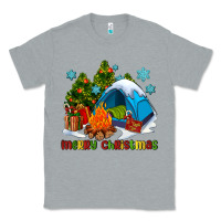 Heather Grey merry Christmas camp Classic Tee - AdoDesignShop