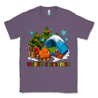 Lavender merry Christmas camp Classic Tee - AdoDesignShop
