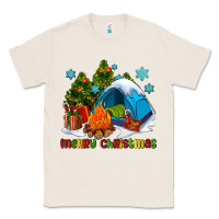 Natural merry Christmas camp Classic Tee - AdoDesignShop