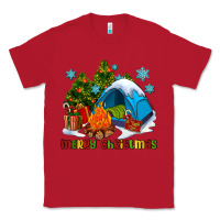 Red merry Christmas camp Classic Tee - AdoDesignShop
