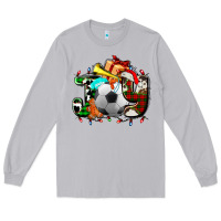 Moon Dust joy with soccer element and Christmas Long Sleeve Tee - AdoDesignShop