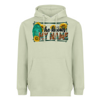 Matcha he knows my name isaiah 43 1 Heavyweight Hoodie - NancyCooperArtShop