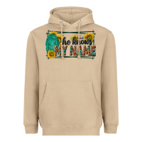 Mushroom he knows my name isaiah 43 1 Heavyweight Hoodie - NancyCooperArtShop