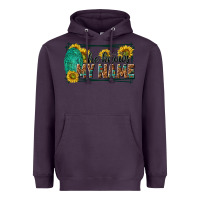 Plum he knows my name isaiah 43 1 Heavyweight Hoodie - NancyCooperArtShop
