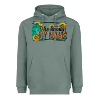 Sage he knows my name isaiah 43 1 Heavyweight Hoodie - NancyCooperArtShop