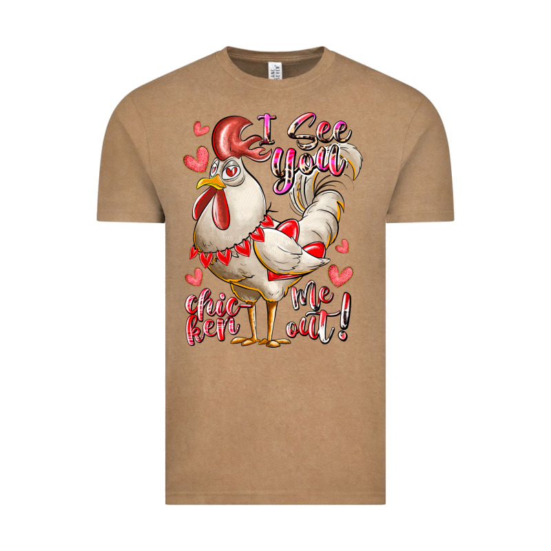 I See You Chicken Me Out Vintage Tee by RacoonDesign | Teevron
